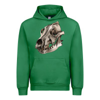 Emerald Wolf skull Urban Hoodie - RanaPortraitStore