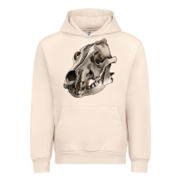 Sandshell Wolf skull Urban Hoodie - RanaPortraitStore
