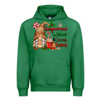 Emerald gingerbread wishes and cocoa kisses Urban Hoodie - Zillion Design Studio