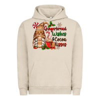Pigment French Oak gingerbread wishes and cocoa kisses Urban Hoodie - Zillion Design Studio