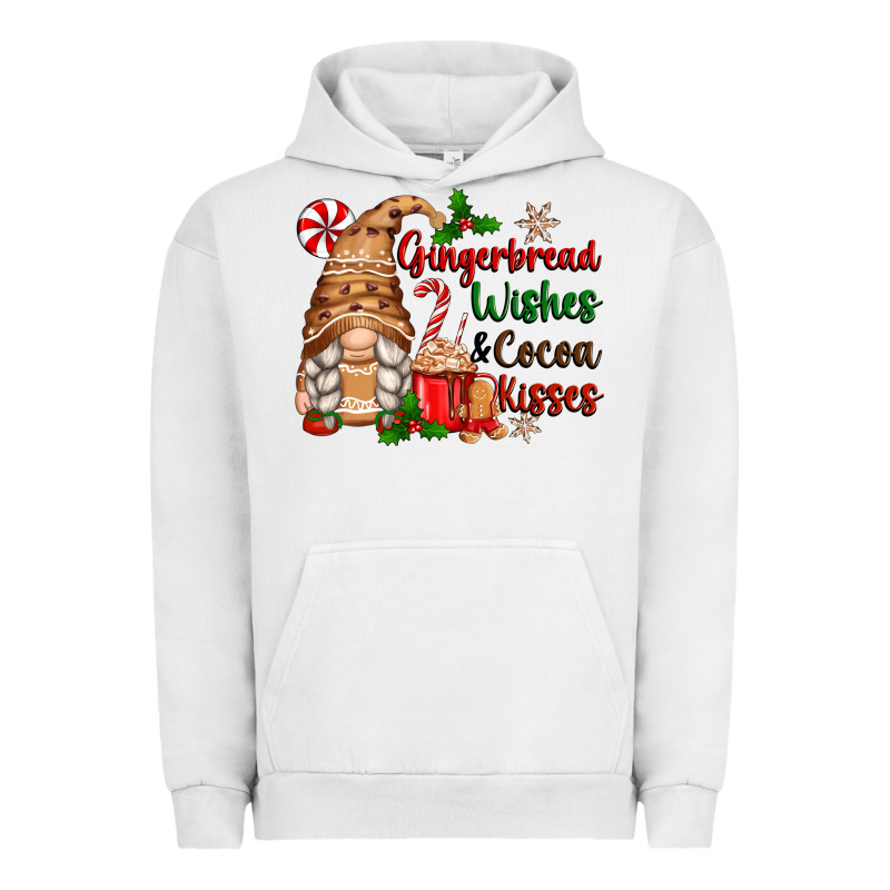 Gingerbread Wishes And Cocoa Kisses Urban Hoodie by Zillion Design Studio | Teevron