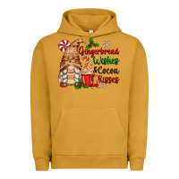 Pigment Peanut Butter gingerbread wishes and cocoa kisses Urban Hoodie - Zillion Design Studio