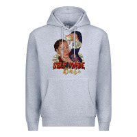 Heather Grey self made babe afro black woman Premium Hoodie - texasbilliewilder