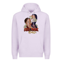 Lilac self made babe afro black woman Premium Hoodie - texasbilliewilder