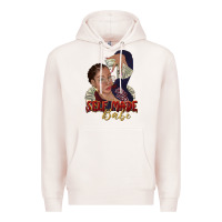 Pale Pink self made babe afro black woman Premium Hoodie - texasbilliewilder