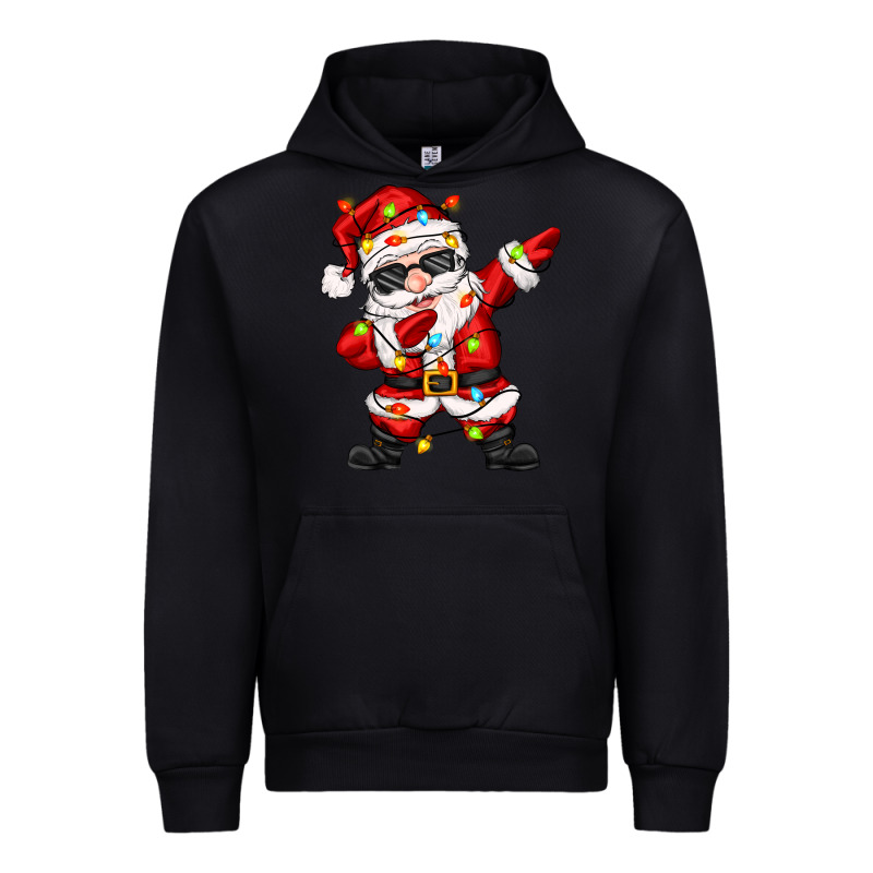 Dabbing Santa With Christmas Lights Urban Hoodie by Zillion Design Studio | Teevron