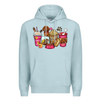 Blue Mist dachshund coffee cups Premium Hoodie - Zillion Design Studio