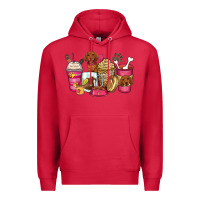 Cardinal dachshund coffee cups Premium Hoodie - Zillion Design Studio