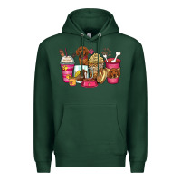 Sports Green dachshund coffee cups Premium Hoodie - Zillion Design Studio