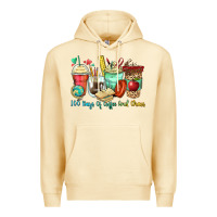 Pina Colada 100 days of coffee and chaos coffee cups Premium Hoodie - Zillion Design Studio