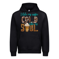 Black i like my coffee cold like my soul Urban Hoodie - texasbilliewilder