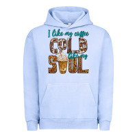 Pigment Grape Ice i like my coffee cold like my soul Urban Hoodie - texasbilliewilder