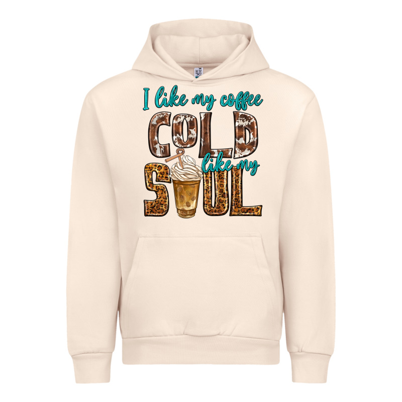 I Like My Coffee Cold Like My Soul Urban Hoodie by texasbilliewilder | Teevron