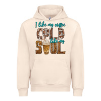 Sandshell i like my coffee cold like my soul Urban Hoodie - texasbilliewilder