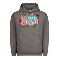 Pigment Tornado just a small town girl cowgirl boots Urban Hoodie - texasbilliewilder