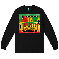 Black juneteenth vibes only tumbler Long Sleeve Tee - BarkalooDesign