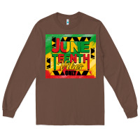 Chestnut juneteenth vibes only tumbler Long Sleeve Tee - BarkalooDesign