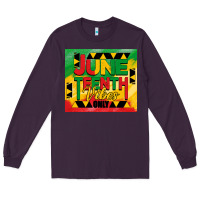 Plum juneteenth vibes only tumbler Long Sleeve Tee - BarkalooDesign
