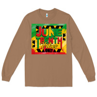 Toasted Coconut juneteenth vibes only tumbler Long Sleeve Tee - BarkalooDesign