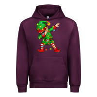 Mauve Wine dabbing elf Urban Hoodie - Zillion Design Studio