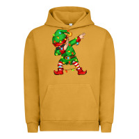 Pigment Peanut Butter dabbing elf Urban Hoodie - Zillion Design Studio