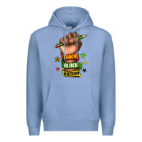 Colony Blue teach black history Premium Hoodie - texasbilliewilder