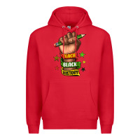 Red teach black history Premium Hoodie - texasbilliewilder