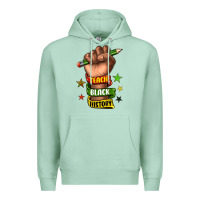Seafoam teach black history Premium Hoodie - texasbilliewilder