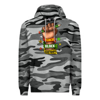 Slate Camo teach black history Premium Hoodie - texasbilliewilder