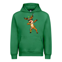 Emerald dabbing deer Urban Hoodie - Zillion Design Studio