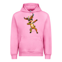 Fuchsia Pink dabbing deer Urban Hoodie - Zillion Design Studio