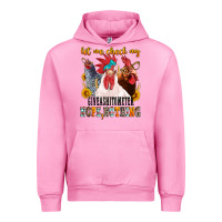 Fuchsia Pink let me check my giveashitometer Urban Hoodie - texasbilliewilder