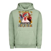 Pigment Oil Green let me check my giveashitometer Urban Hoodie - texasbilliewilder