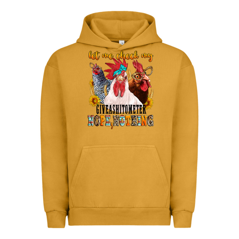 Let Me Check My Giveashitometer Urban Hoodie by texasbilliewilder | Teevron