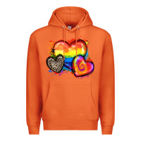 Carrot pride hearts Premium Hoodie - Zillion Design Studio