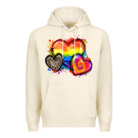 Tofu pride hearts Premium Hoodie - Zillion Design Studio
