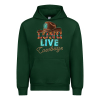 Forest Green long live cowboys Urban Hoodie - texasbilliewilder