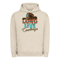 Pigment French Oak long live cowboys Urban Hoodie - texasbilliewilder