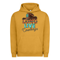 Pigment Peanut Butter long live cowboys Urban Hoodie - texasbilliewilder