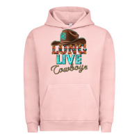 Pigment Salmon long live cowboys Urban Hoodie - texasbilliewilder