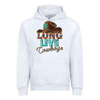 White long live cowboys Urban Hoodie - texasbilliewilder