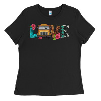 Black love school bus Ladies Tee - Artiststas