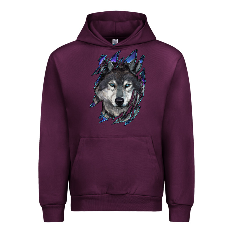 Wolf Scratch Mark Urban Hoodie by RanaPortraitStore | Teevron