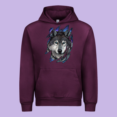Urban Hoodie Wolf scratch mark
