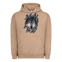 Pigment Burro Wolf scratch mark Urban Hoodie - RanaPortraitStore