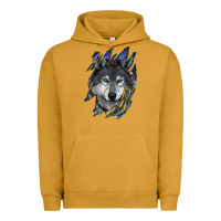 Pigment Peanut Butter Wolf scratch mark Urban Hoodie - RanaPortraitStore