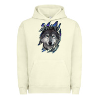 Pigment Pistachio Wolf scratch mark Urban Hoodie - RanaPortraitStore
