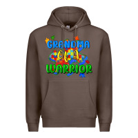 Coffee grandma of a warrior Premium Hoodie - Zillion Design Studio