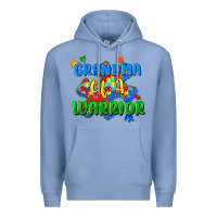 Colony Blue grandma of a warrior Premium Hoodie - Zillion Design Studio