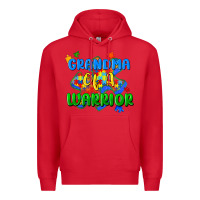 Red grandma of a warrior Premium Hoodie - Zillion Design Studio